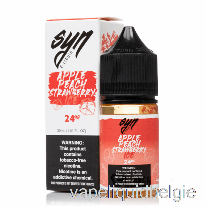 Vape België Ijs Appel Perzik Aardbei - Synzouten - 30ml 48mg